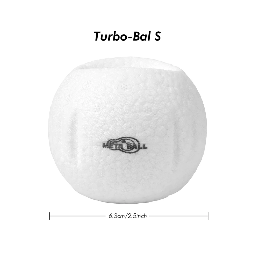 All For Paws Dog Toys ETPU White Ball Soft Light Bouncy Toy Ball For Interactive Play Small Play Ball Toys Puppy Dog Accessories