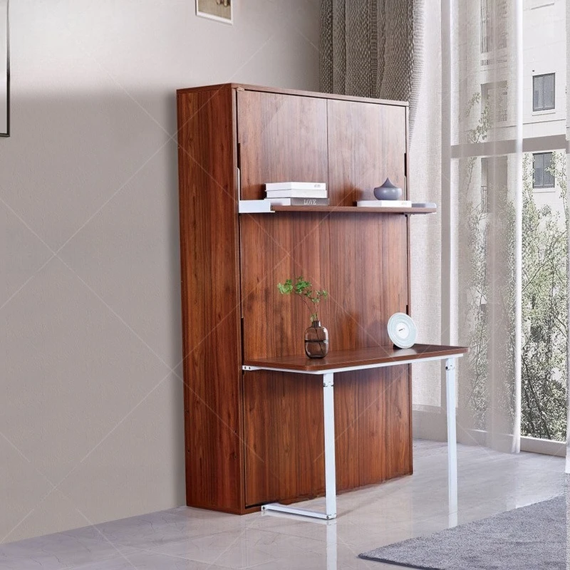 Desk Invisible Bed, Folding Murphy Invisible Bed, Down Turning Bed Wall Bed Electric Double Invisible Bed