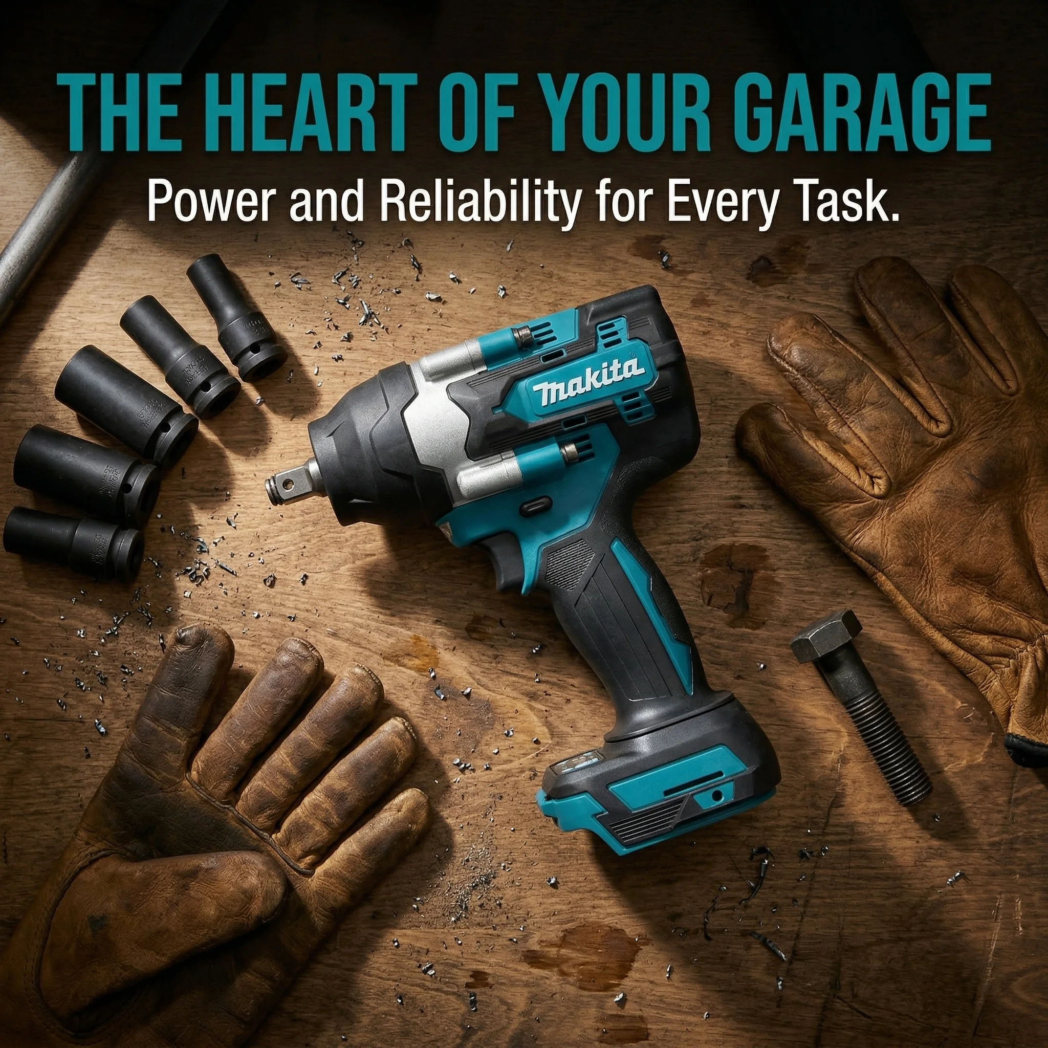 Makita DTW700 18V Cordless Impact Wrench Brushless 1/2 Inch Drive 700Nm Torque 1000Nm Nut Busting Auto Stop 4 Speed - view 4