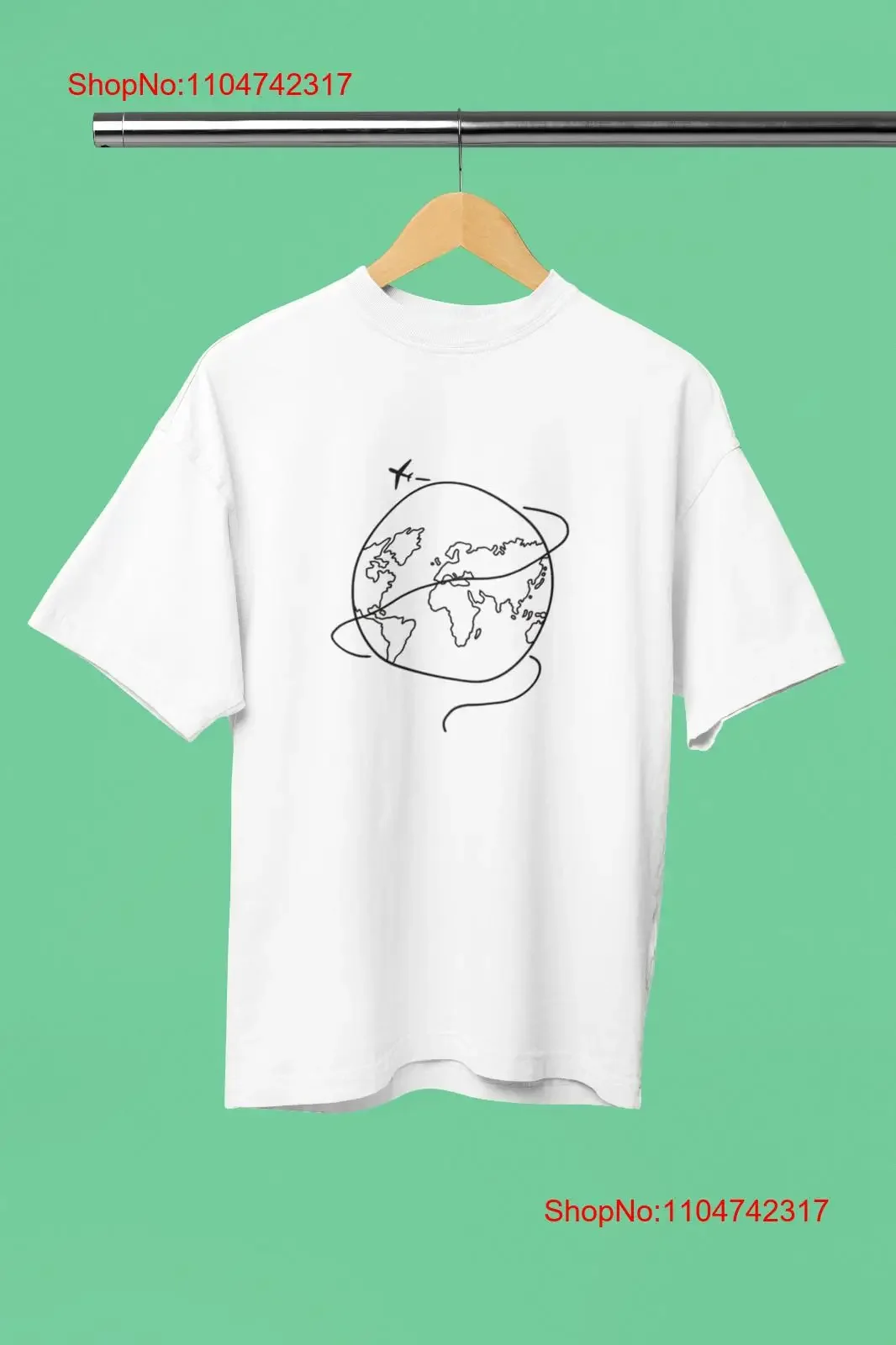 Camiseta del viajero mundial Soar Beyond the Horizon vintage lavada cómoda ropa de diseñador homme elegante estirado versátil