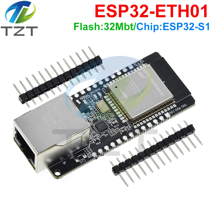 Imagem -05 - Placa de Módulo sem Fio com Porta Serial Embutida Rede Ethernet Compatível com Bluetooth Wi-fi Combo Gateway Mcu Esp32 Wt32-eth01