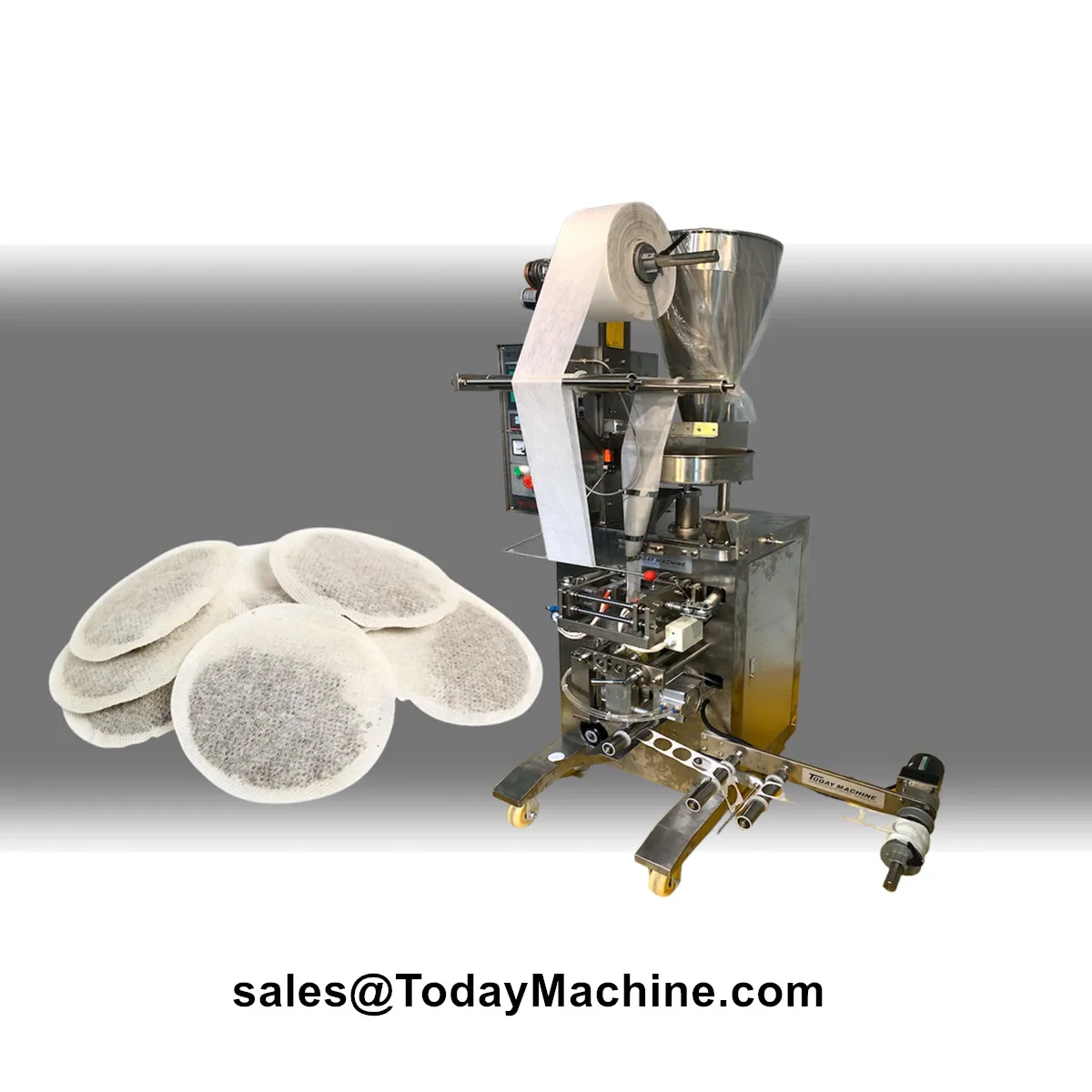 Automatische kleine runde Form Filterpapier Tee Pulver Verpackung Kaffee Pod Verpackungsmaschine