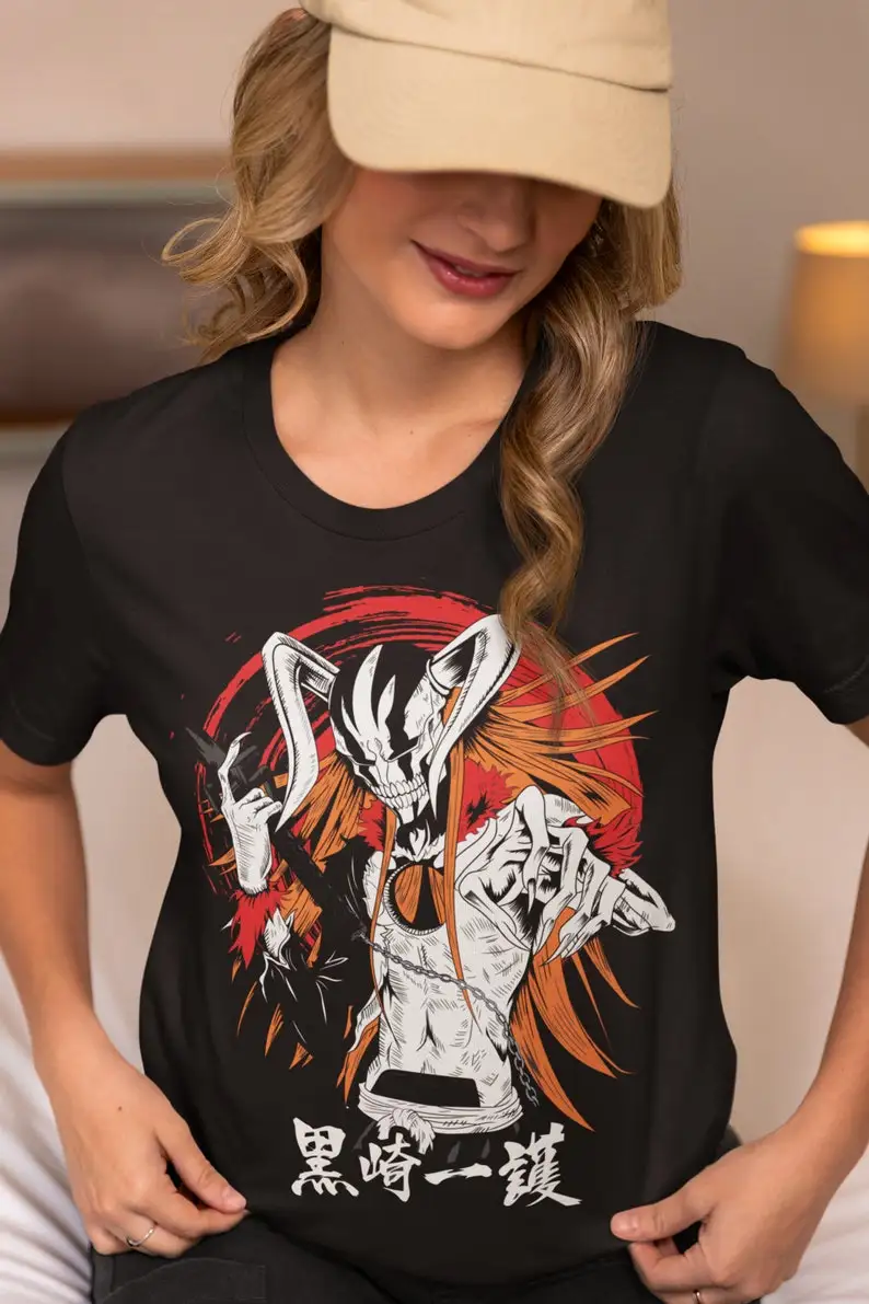 Ichigo Full Hollow Bleach Shirt, Hollow, Anime Clothing