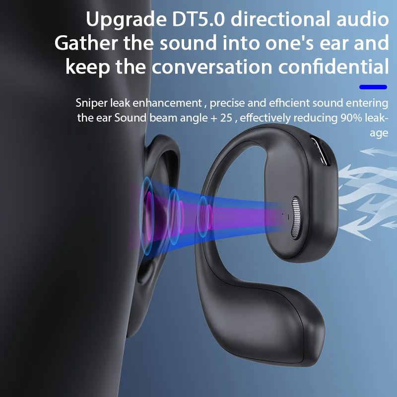 سماعة بلوتوث لاسلكية FN-98 جديدة، سماعات أذن طويلة العمر للغاية مع شاشة رقمية ليست في سماعة الأذن لهاتف Xiaomi Samsun #6