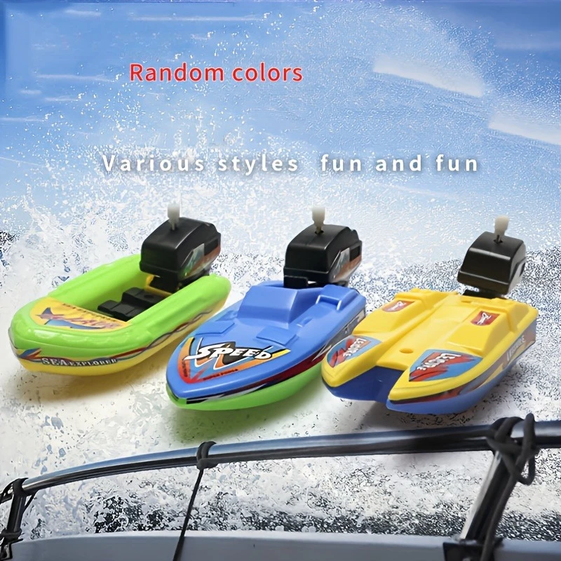 1 قطعة المراكب الشراعية/القارب/لعبة حمام القارب السريع للأطفال ، مغامرات حوض الشتاء الممتعة تعزز اللعب المائي الخيالي للأطفال الصغار