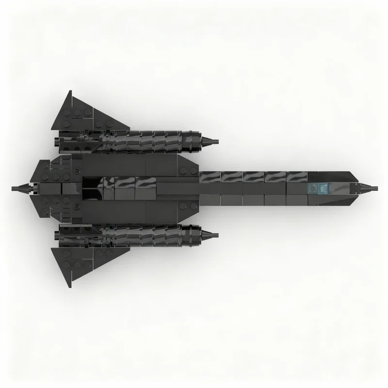 ตัวต่อ MOC Creator Maestro S SR Blackbird 198 ชิ้น ชุดตัวต่อสถาปัตยกรรม ของเล่นประกอบ ไอเดียของขวัญคริสต์มาส ตัวต่อเสริมพัฒนาการ