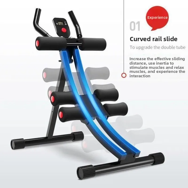 Lazy‑Style Abdominal Core Trainer, Indoor Waist Workout Roller for Quick Muscle‑Building Home Fitness Shaping Training Tool