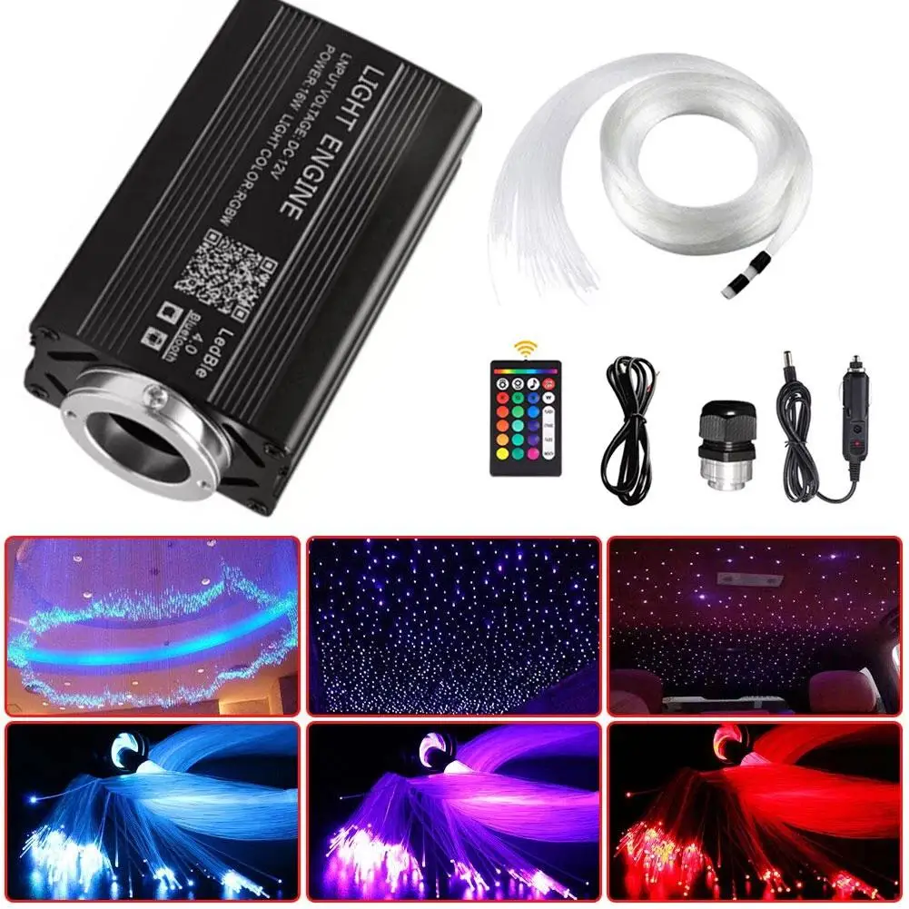 

Car Starry Light 12v 32w Rgb Meteor Ceiling Car Shooting Optic Light Roof Car Interior Star Light Lamp Led Atmosphere F P7g8