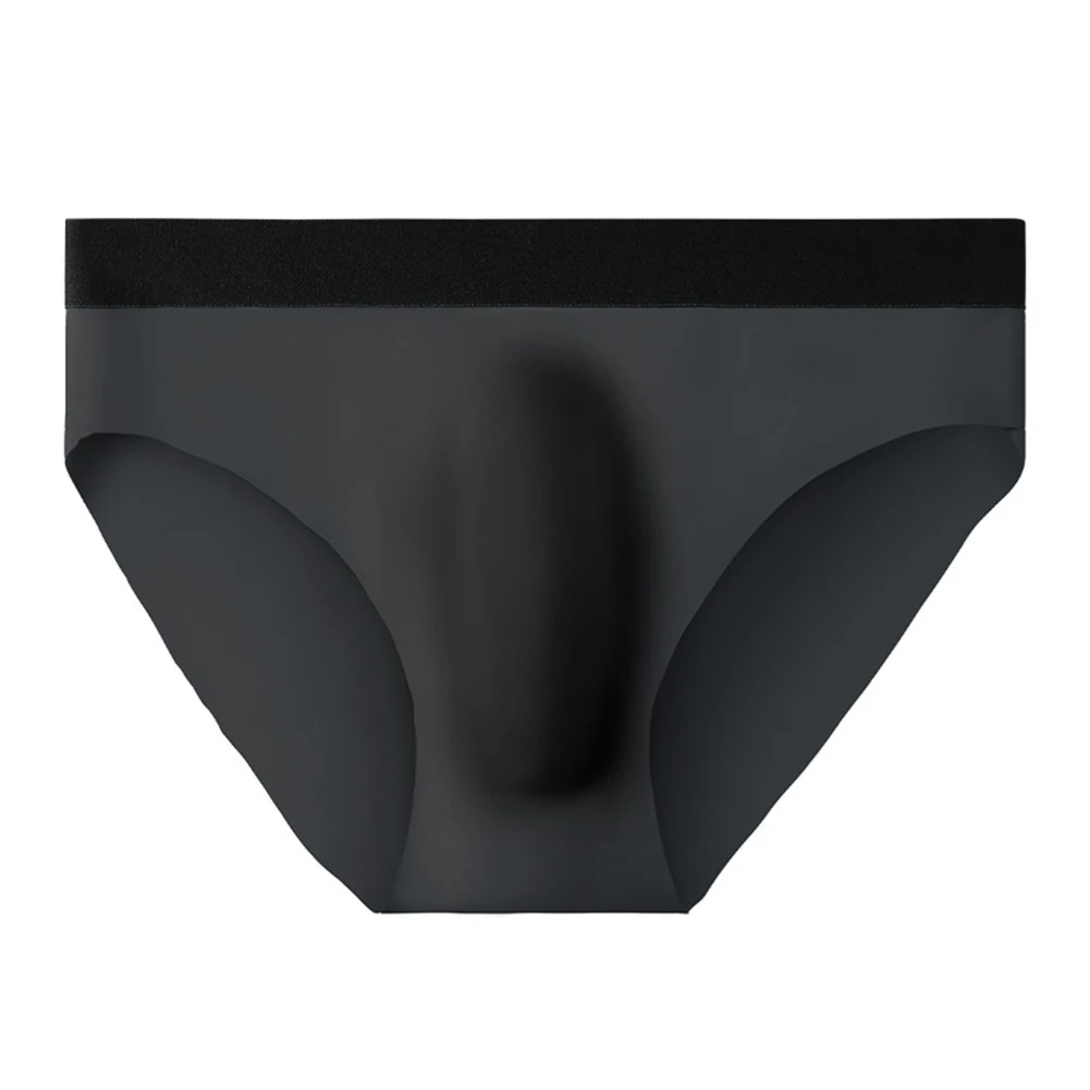 

Mens Underwear Soild Color Breathable Boxer Briefs Simple Multicolor Seamless U-convex Panties Men Underpants Daily Wear