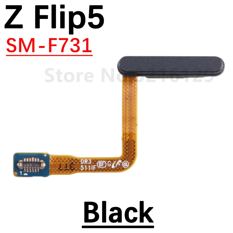 Power Home Button Menu Return Key Fingerprint Touch ID Recognition Sensor Flex Cable For Samsung Z Flip3 Flip4 Flip5 Flip 3 4 5