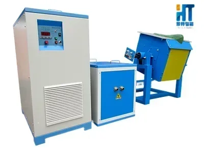 50KW IGBT Medium frequency induction electric melting furnace for melting gold iron steel copper aluminium brass