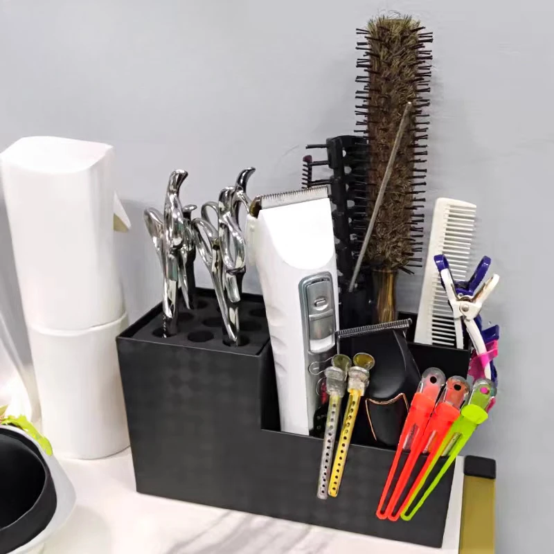 

Профессиональный ящик для хранения парикмахерских инструментов, ножницы для волос, расческа, зажим, стойка для парикмахерских, косметический ящик для хранения инструментов, аксессуары для парикмахерских