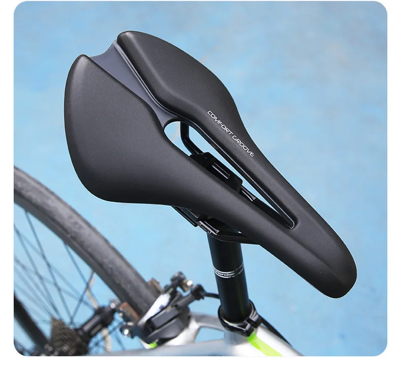 SELLE ROYAL Aeros O Hohlraum-Atmungsaktiver Fahrradsattel Ultraleichter MTB Rennrad-Sitz Weicher PU-Leder Wasserdichter Fahrradsitz – Detail 14