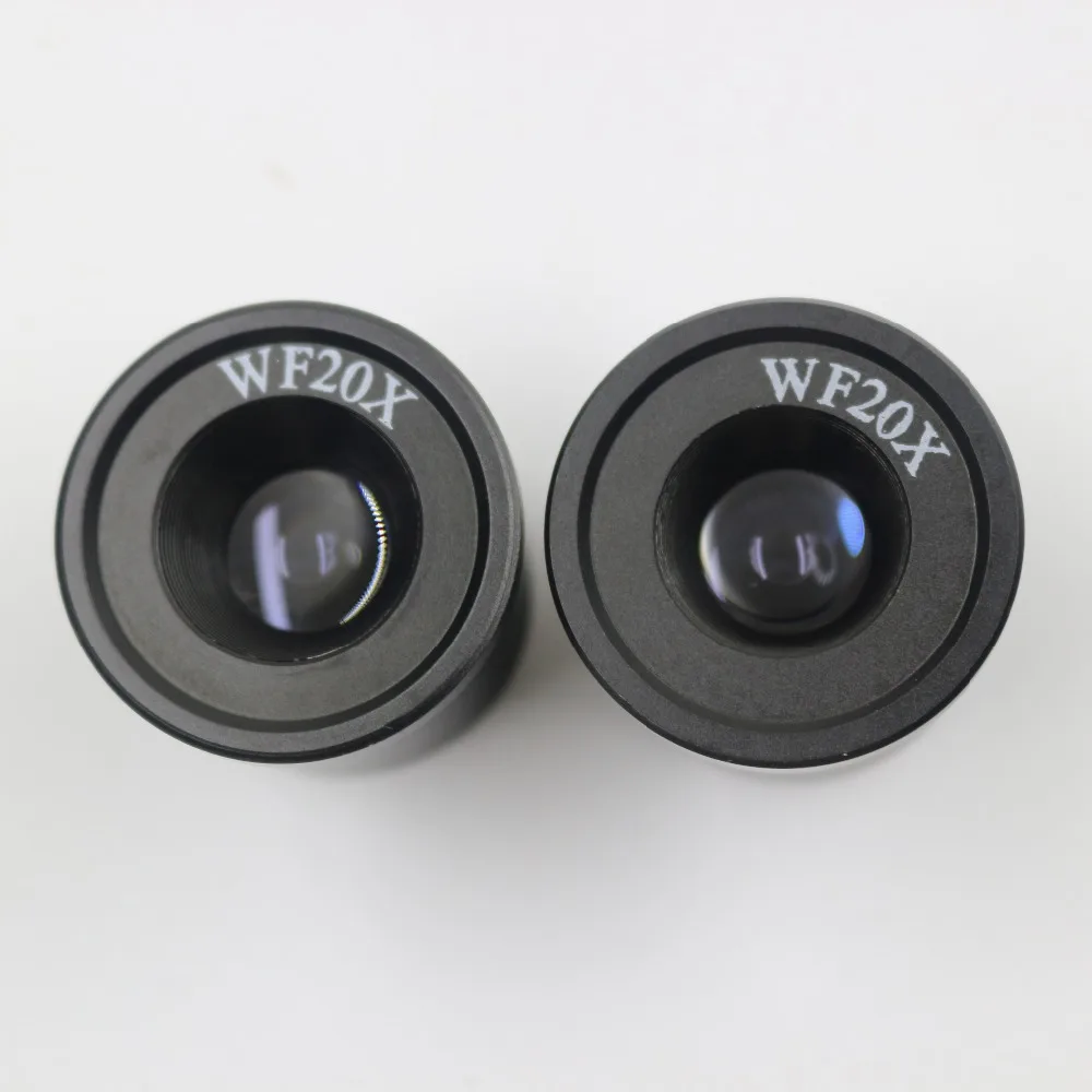 2PCS WF20X Microscope Eyepieces for Stereo Microscopes 30.5mm Mounting Size