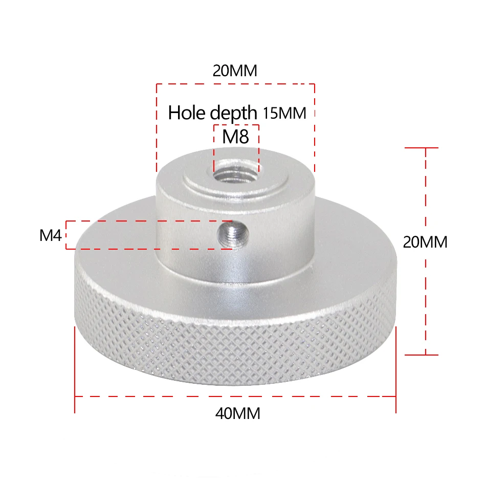 Aluminum alloy hand wheel machine tool hand crank handle DIY lathe rotary top wire fixed light hole machinery accessories