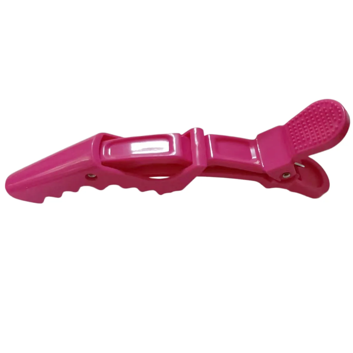 6 Pieces No Trace Plastic Hair Clips for Styling Sectioning Hair Cutting Hairdresser Hair Dye