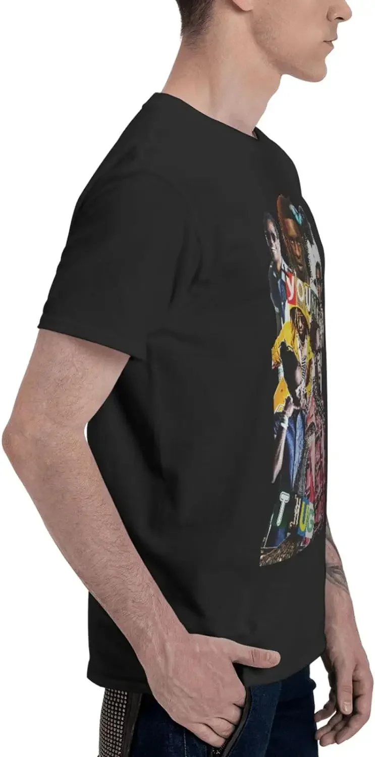 Men's Shirt Short Sleeves T Shirts Unisex Shirts for Men Women Adult Black