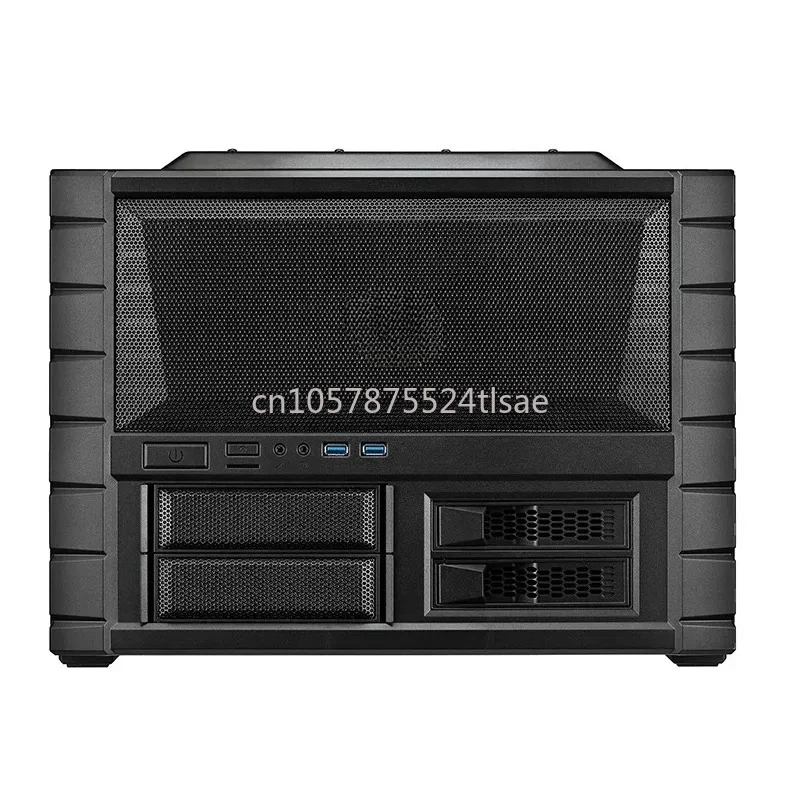 

Supporting ATX Motherboard Horizontal Chassis Personalized Computer With Dual Fans