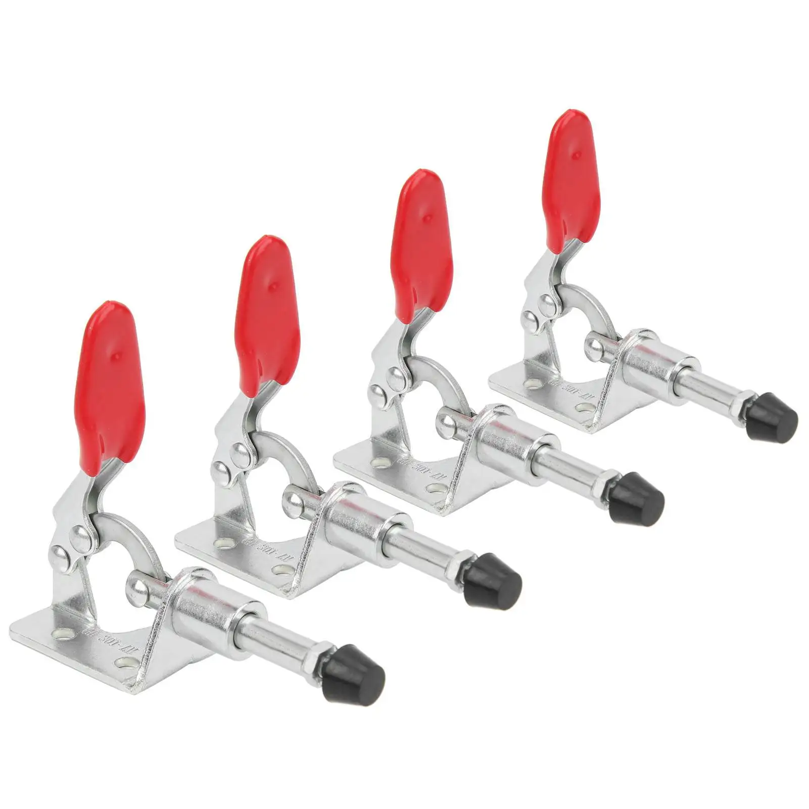 

4Pcs Toggle Clamp Fixed Lock Load 45kg Push‑Pull Quick Release Hand Tool GH‑301AM Hand Tool Fixed Toggle Clamp Toggle Clamp