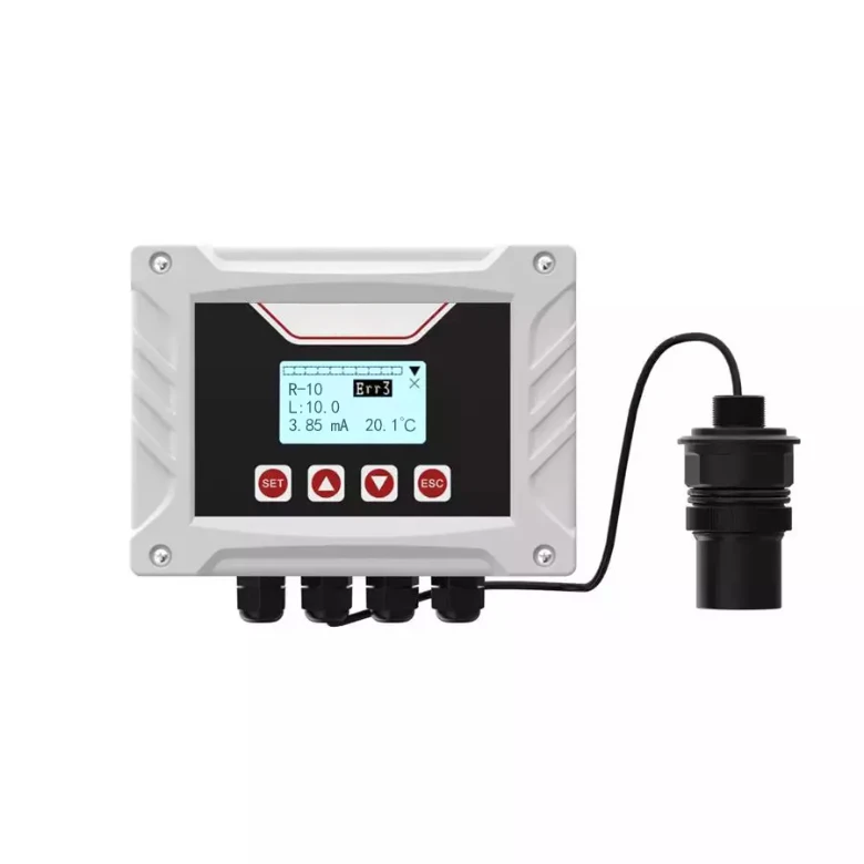 Split industrial sewage water level transmitter waterproof ultrasonic tank level sensor measurement