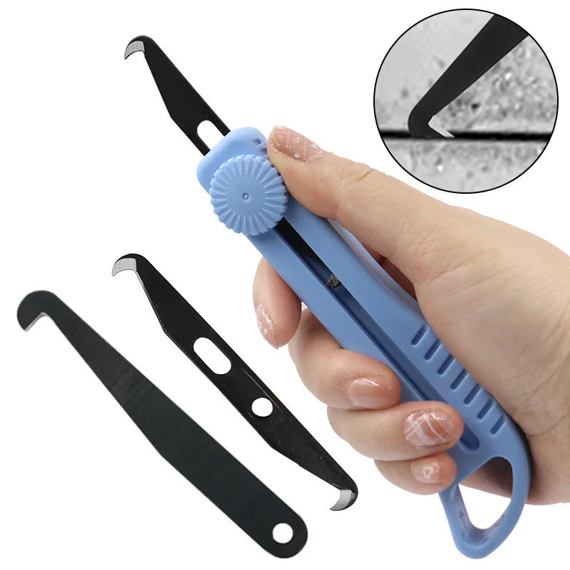 

New Retractable Tile Gap Hook Knife Repair Tool Professional Cleaning and Removal of Old Grout Hand Tools Joint Notcher Collator