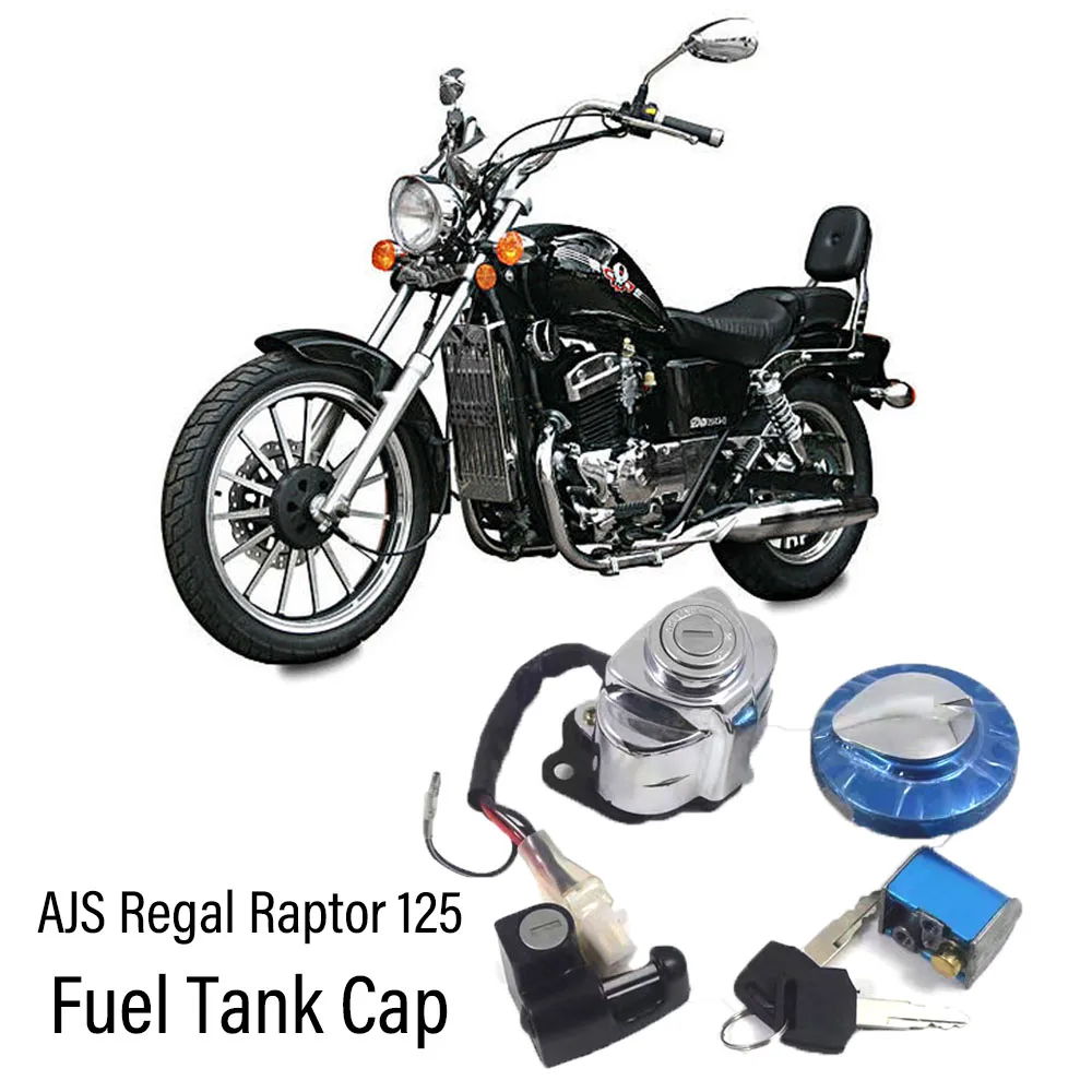 

Новый комплект для AJS Regal Raptor 125 Raptor125, оригинальные аксессуары, Электрический дверной замок в сборе, крышка топливного бака для AJS Regal Raptor 125