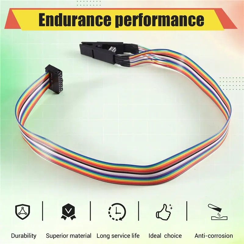 HOT!A72T SOP16 IC Test Clip For SOIC 16 Pin Flash Chip BIOS Programmer Socket Adapter SOIC16 SOP Soic 16 Pin IC Clips Test Clamp