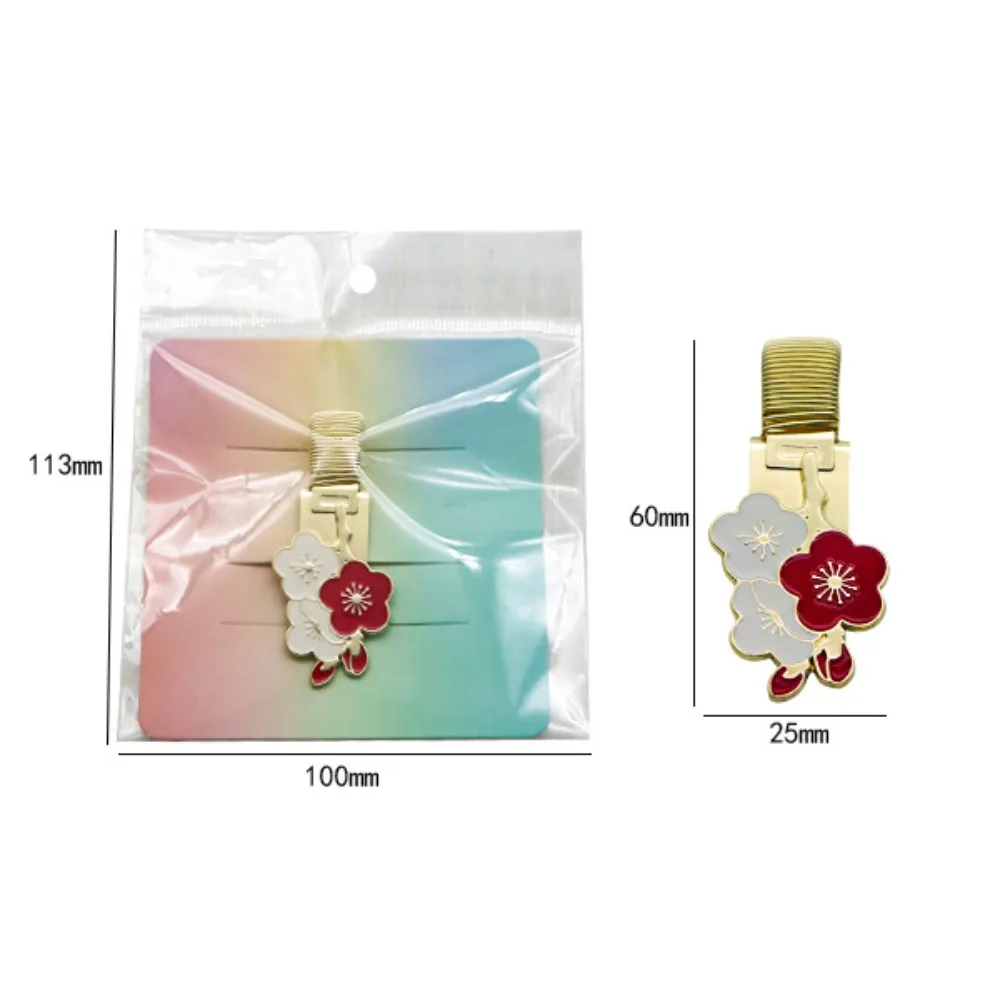 

Высококачественный металлический держатель для ручек с клипом «Цветущая вишня», пружинный зажим для кармана, зажим для бумаги, аксессуары для ручек