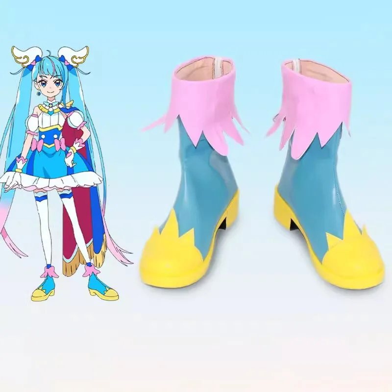 

Хирогару Sky Pretty Cure Precure Sora Harewataru косплей обувь короткие сапоги косплей костюм реквизит обувь для Хэллоуина