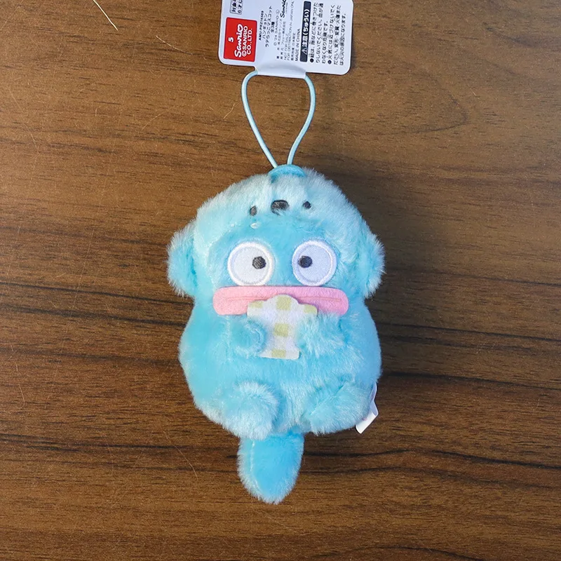 Sanrio eau paresse Hangyodon mignon peluche Pp coton remplissage porte-clés décorer hommes et femmes sacs à dos poupée pendentif cadeau