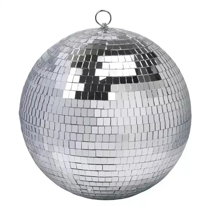 Mirror Disco Ball Rotating Reflective Glass Sphere Stage Light Decor For Wedding Bar KTV Party Club Disco Lighting Ornament