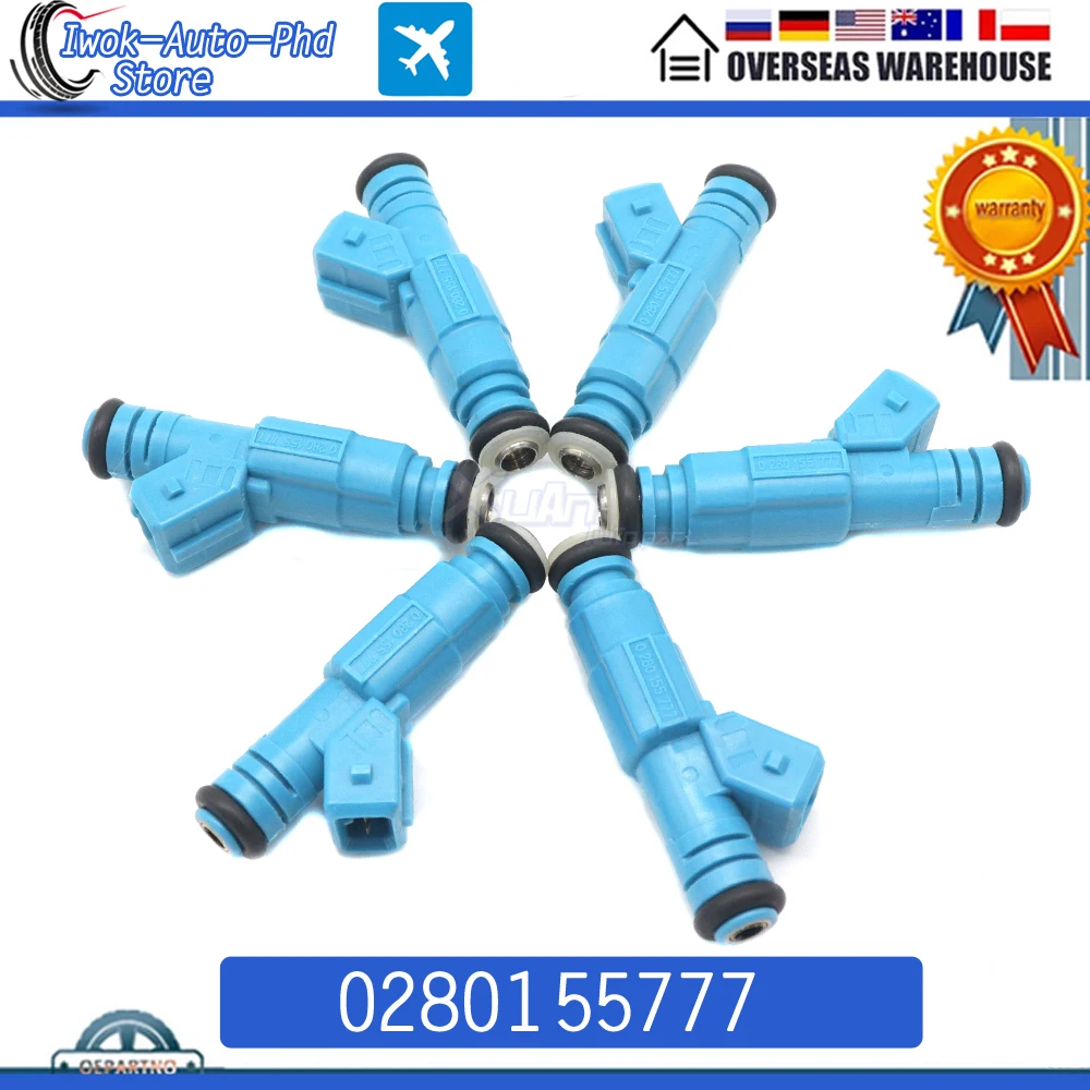 Car 6pcs Fuel Injectors Nozzle For Holden WH WK VT Statesman Commodore VQ VR VN VG VP VS VS 3.8L 5.0L 0280155777 852-12225