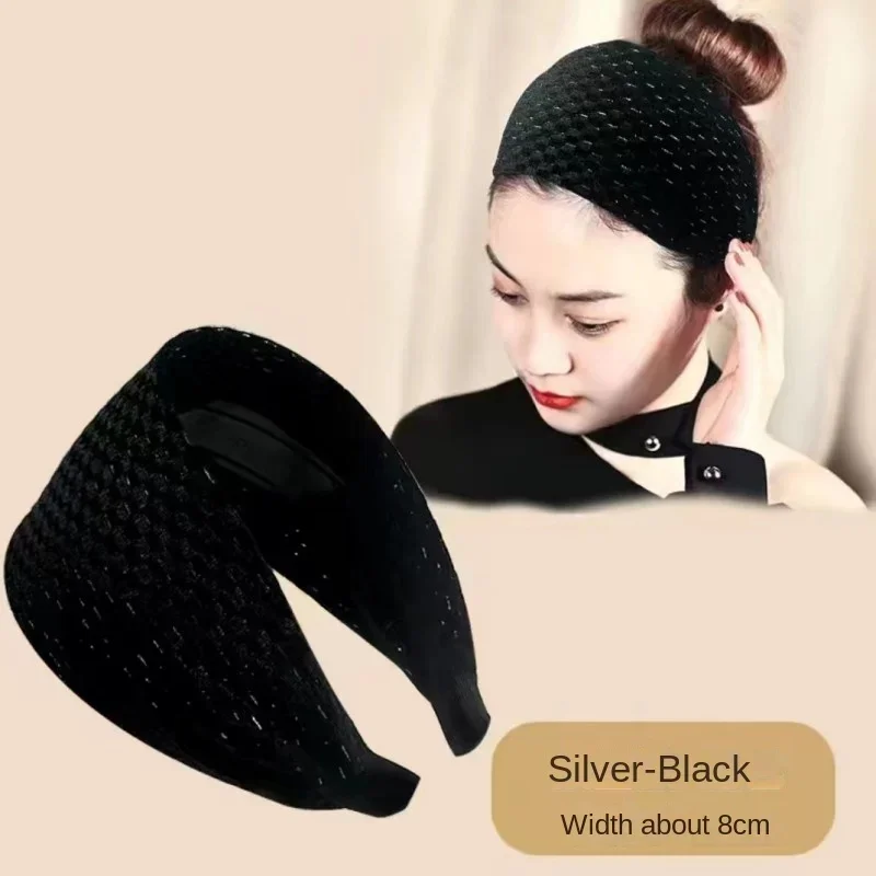 Autumn and Winter Wide-Brimmed Wool Headband Female Elegant Graceful Toothed Hairpin Warm  Accessories Hair Bands for Women