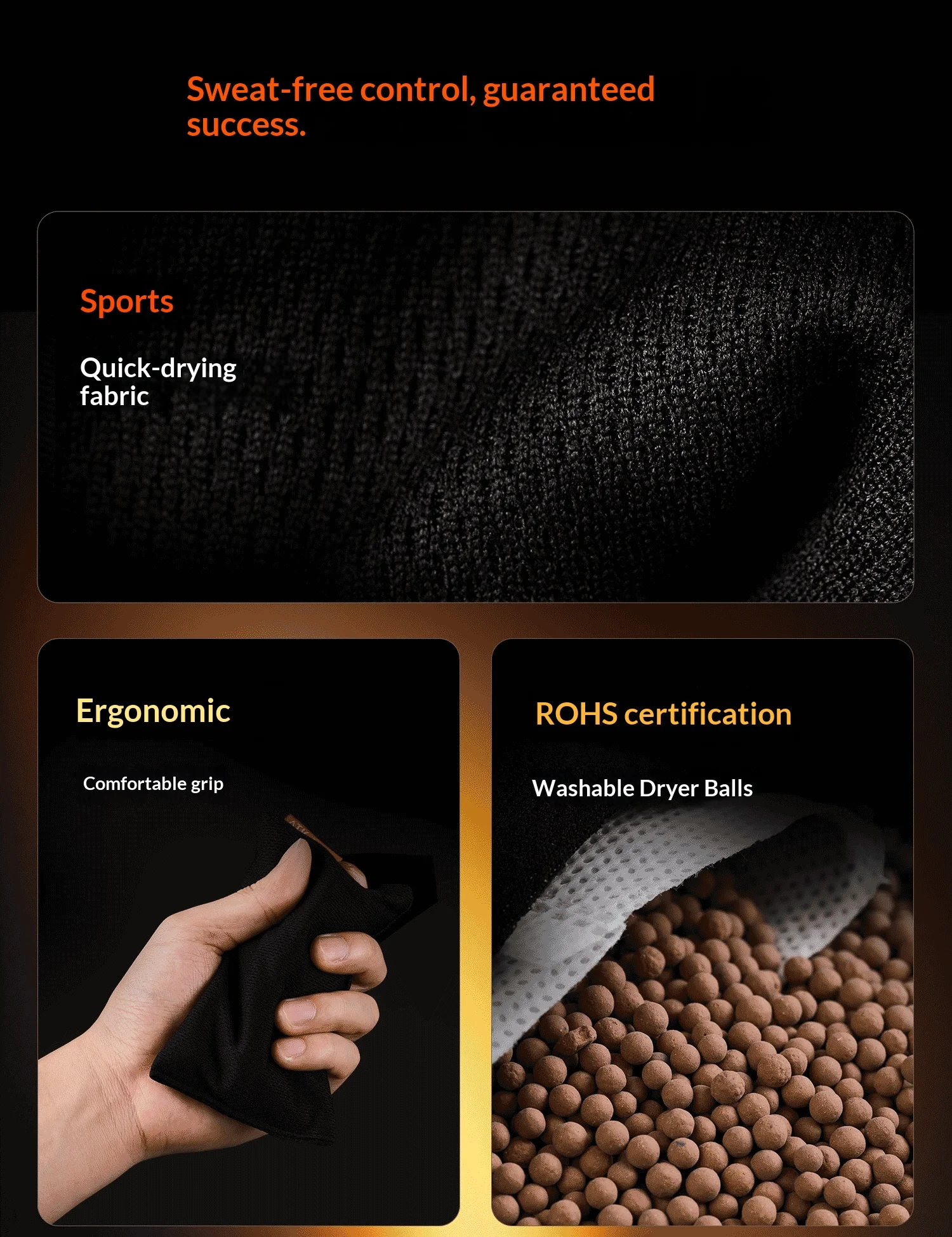 Bolsa Antitranspirante ATK GEAR E-Sport para Manos, Reduce la Sudoración en Jugadores de FPS