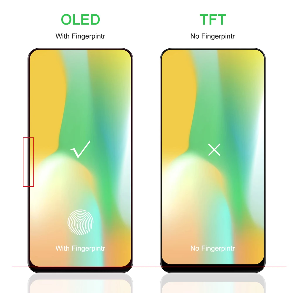 Amoled Screen for Oppo Reno PCAM00 PCAT00 CPH1917 Lcd Display + Touch Screen Digitizer Assembly with Frame for Oppo Reno Screen