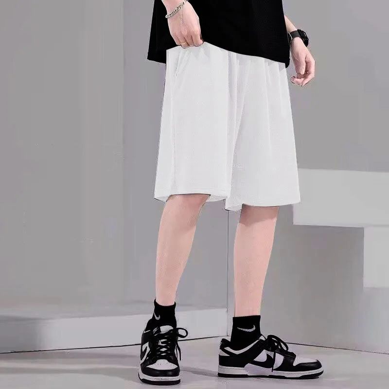 Nouveaux shorts de course noirs et rouges 2026 pour homme, amples, respirants, pour le basketball, la gym, le fitness et l'entraînement sportif