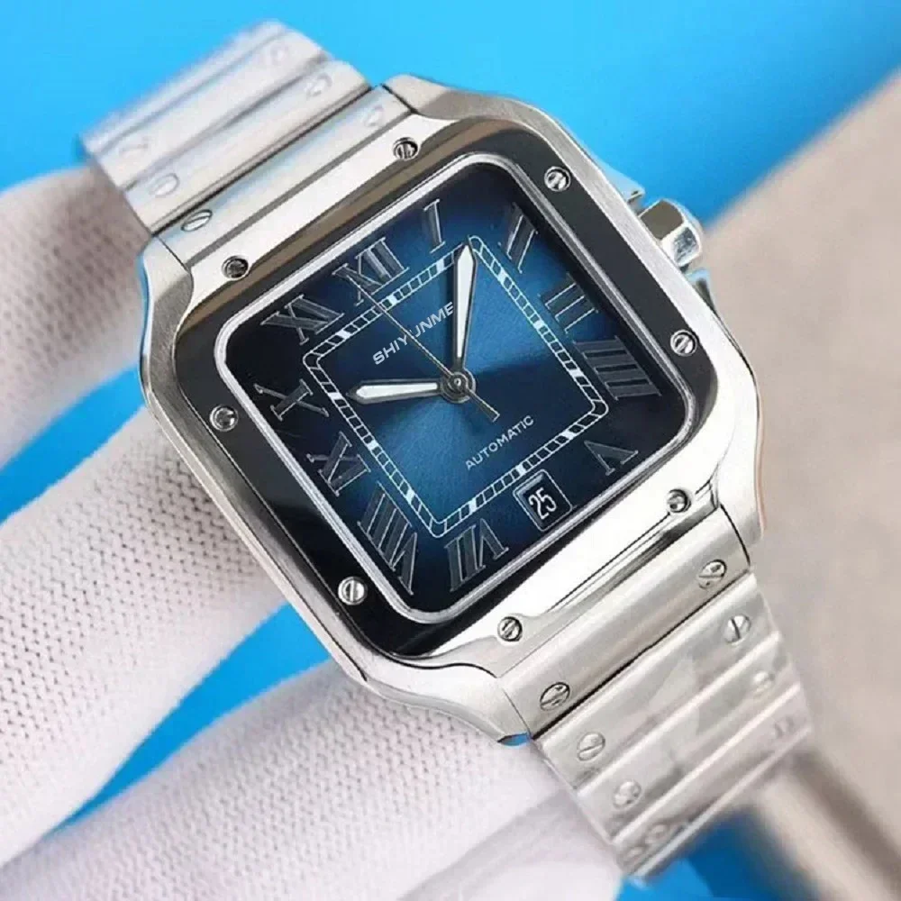 

Магазин WATCH1 Автоматические механические часы унисекс Серия Sunburst Спортивные повседневные часы Многофункциональные