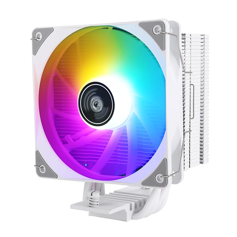 XUANFENG Computer Cooler CPU Fan ARGB Black/White 4 Heat Pipe Air-cooled Compatible LGA18xx 1200 115x 2011 AM4 AM5 2066 x79 x99 - Image 5