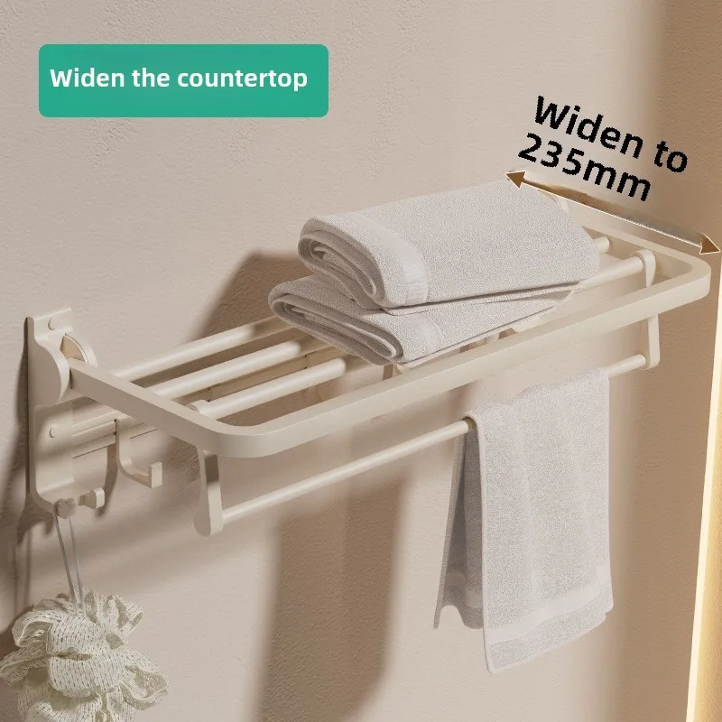towel-storage-rack-in-cream-style-bathroom-milky-white-towel-rack-bathroom-hardware-pendant-set-bathroom-accessories