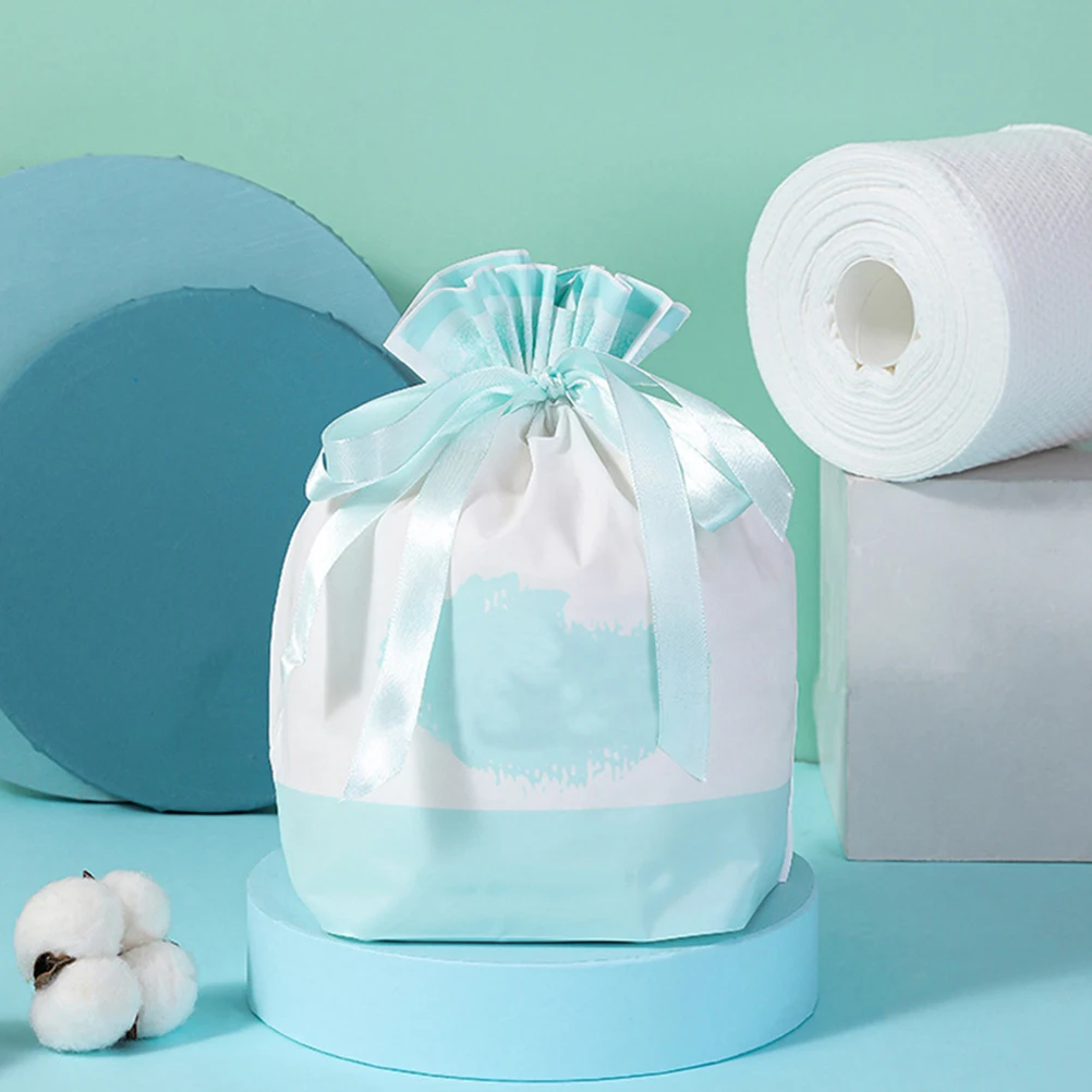 

2 Rolls Towel for Face Washing Makeup Remover Wet Dry Use Disposable Thickened Cleansing Towels Cotton Facial Tissues Water