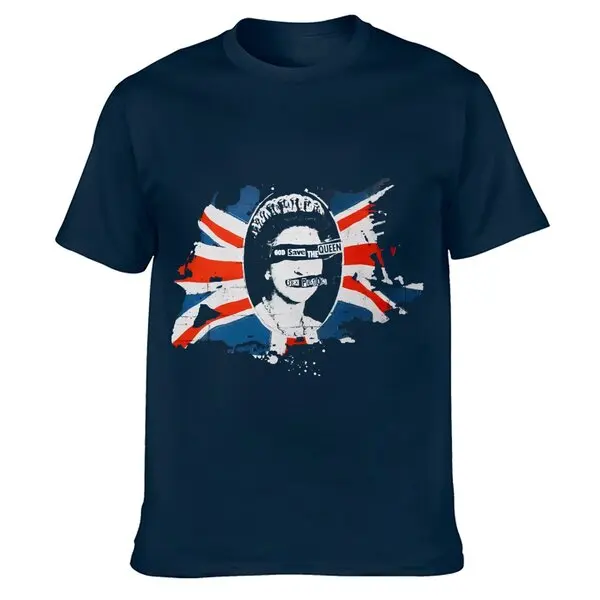 Sex Pistols - God Save The Queen Official Licensed T-Shirt 2024 High quality Brand T shirt Casual Printed 100% Cotton