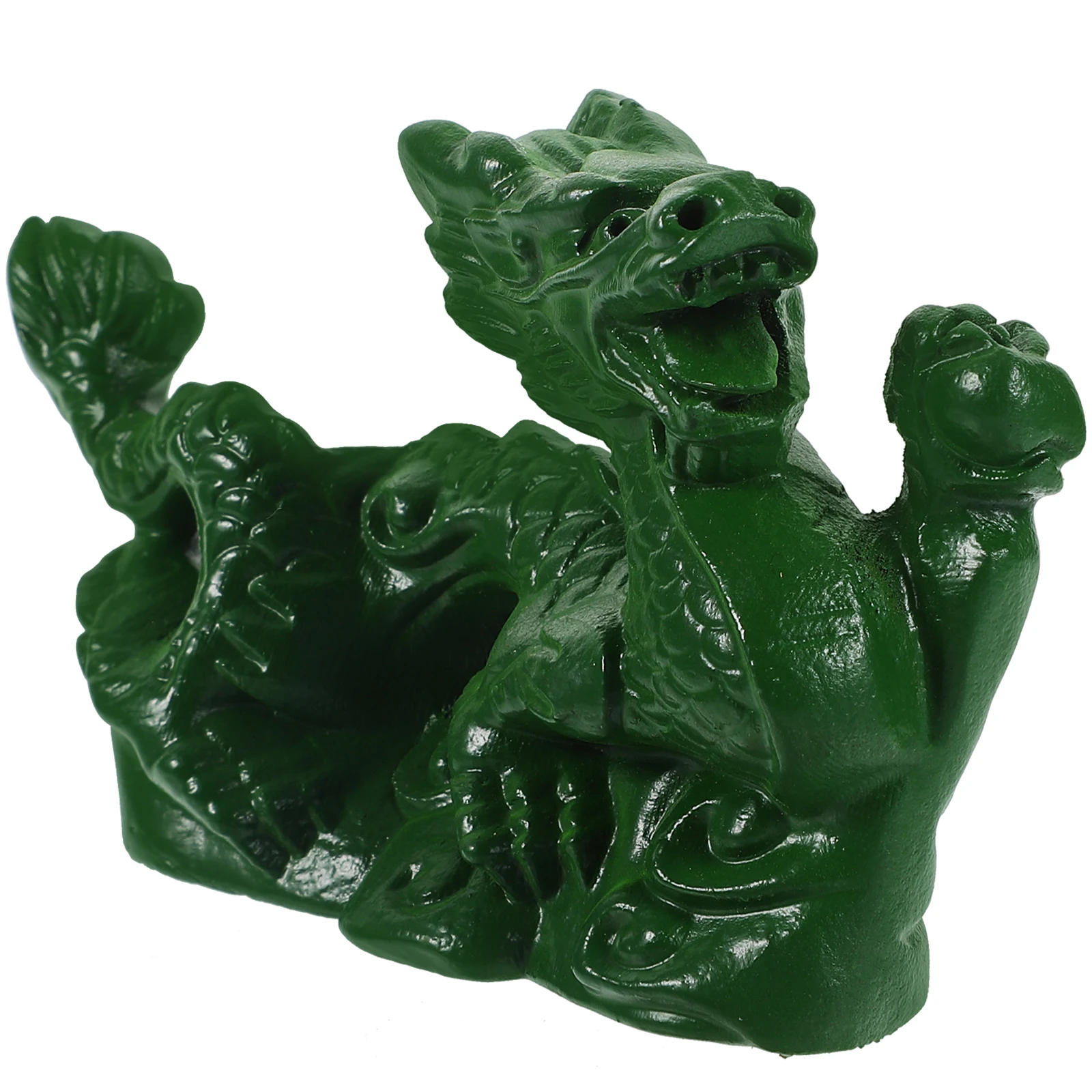 

New Year Dragon Statue Ornament Vintage Home Decor Decoration Desk Wood Decorations