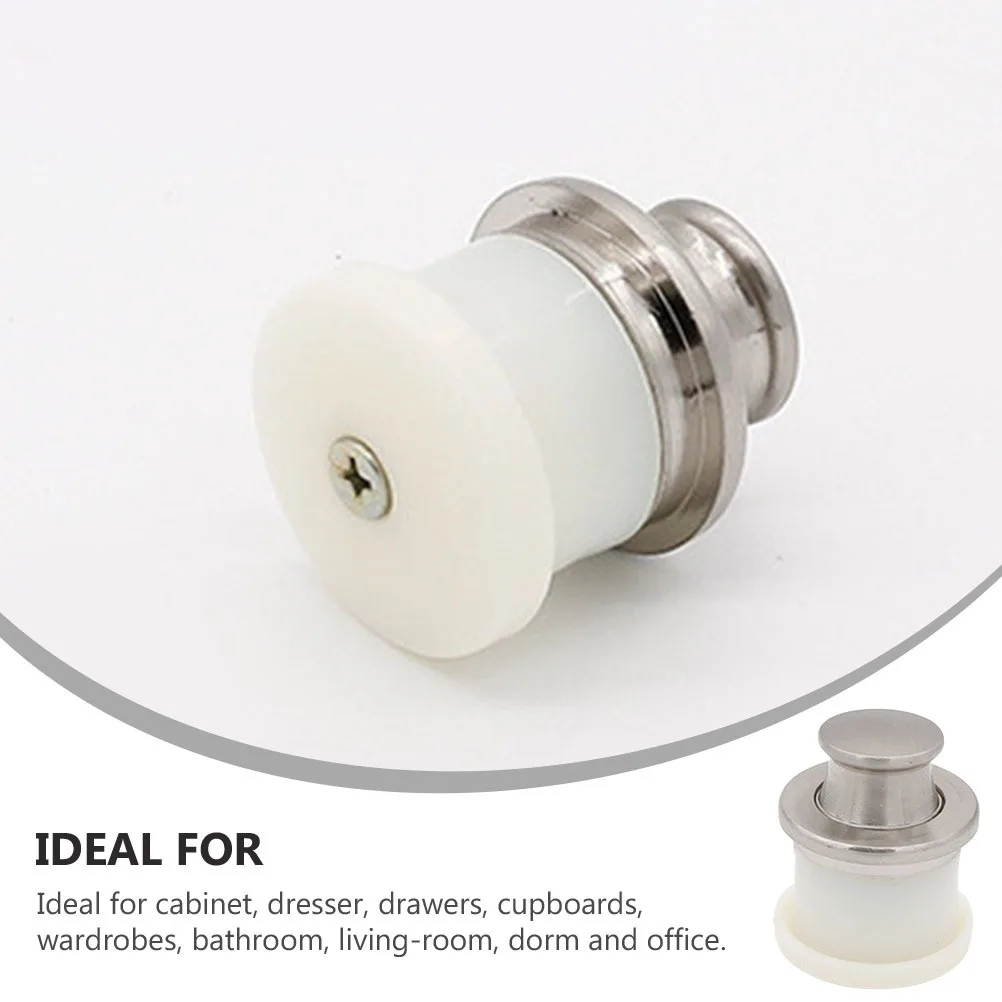 

2Pcs Zinc Alloy Embedded Furniture Knobs Telescopic Spring Hidden Pull Handles Cabinet Drawer Door Accessories