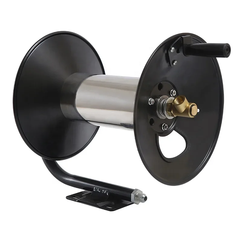 5000PSI  30m 60m High Pressure Water Hose Reel  Pressure Washer Reel Hose Heavy Duty Steel Hose Reel