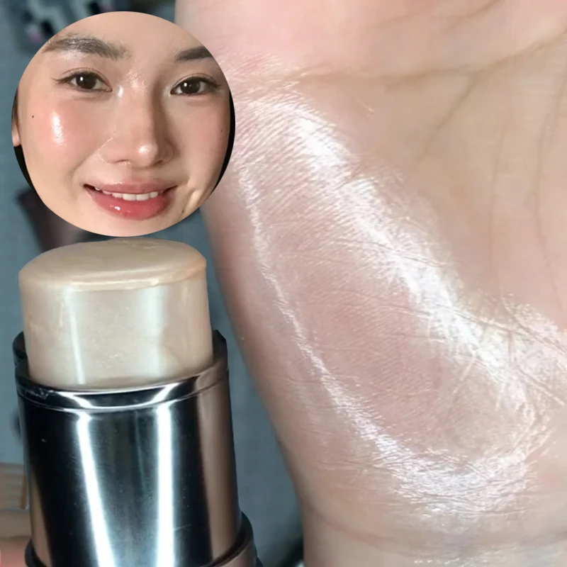 Bâton de fard à joues imperméable, lumière à l'eau, illuminateur de contour du visage, hydratant durable, éclaircissant, surligneur, maquillage