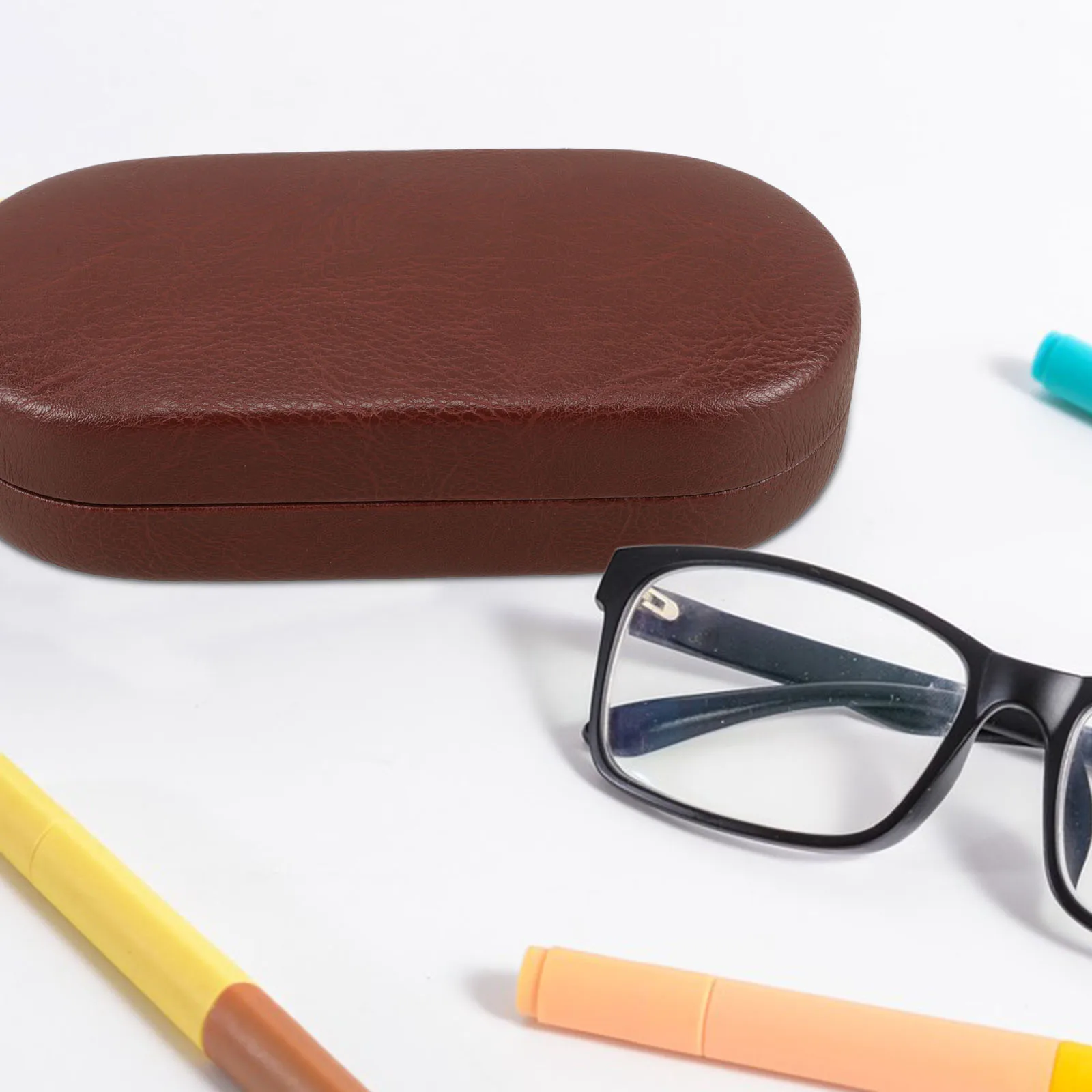 サングラスケース PU ポータブル眼鏡プロテクター 老眼鏡用 ゴーグル アウトドア ハイキング 旅行 コンパクトポーチ 収納バッグ