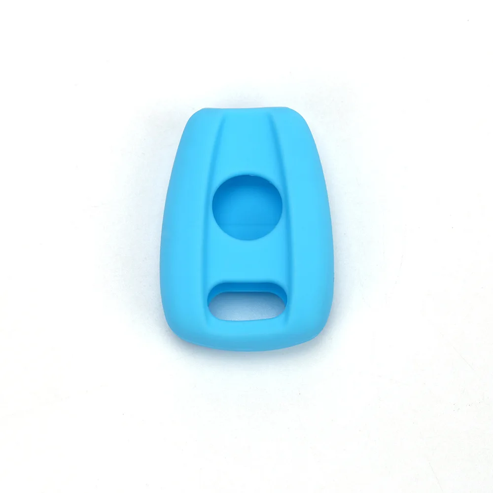 Silicone Rubber Car Key Cover Fit for Fiat Stilo Punto Seicento Remote Key Case Fob Car-styling 2 Buttons