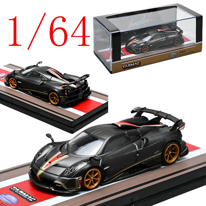 

Tarmac Works, литая под давлением модель автомобиля Pagani из сплава в масштабе 1/64, Pagani Imola, спортивный автомобиль, игровые транспортные средства, игрушки для мальчиков, подарок, оригинальная коробка