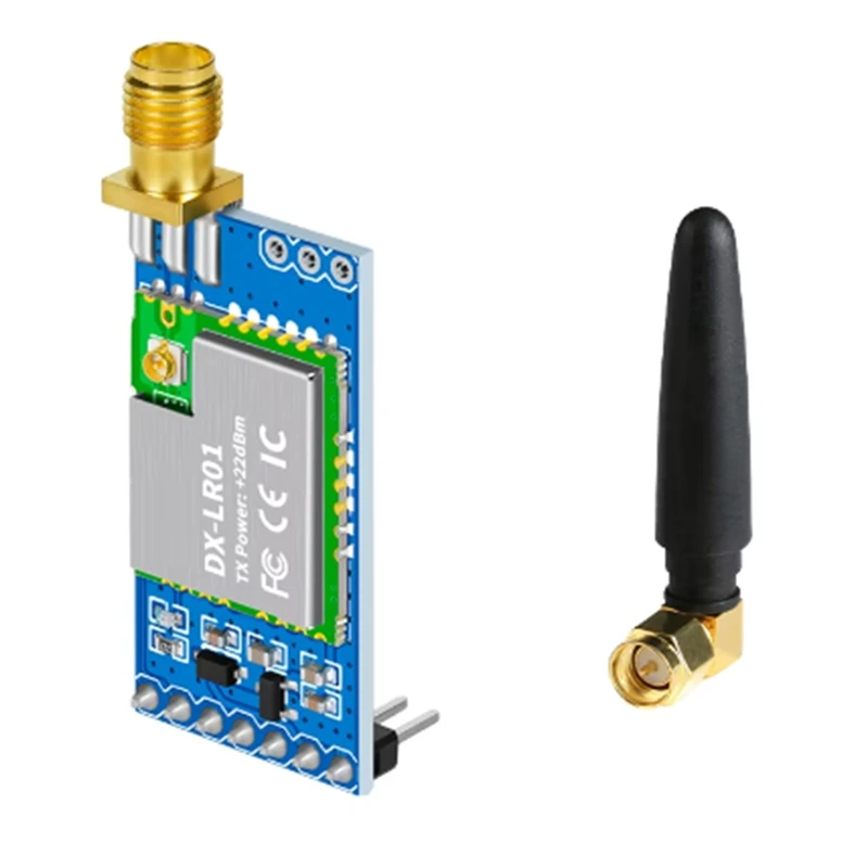 RF ASR6601 SOC Chip Lora Module LR01-A 433Mhz 475Mhz UART Wireless Module 8Km Long Range 22Dbm Low Power Consumption