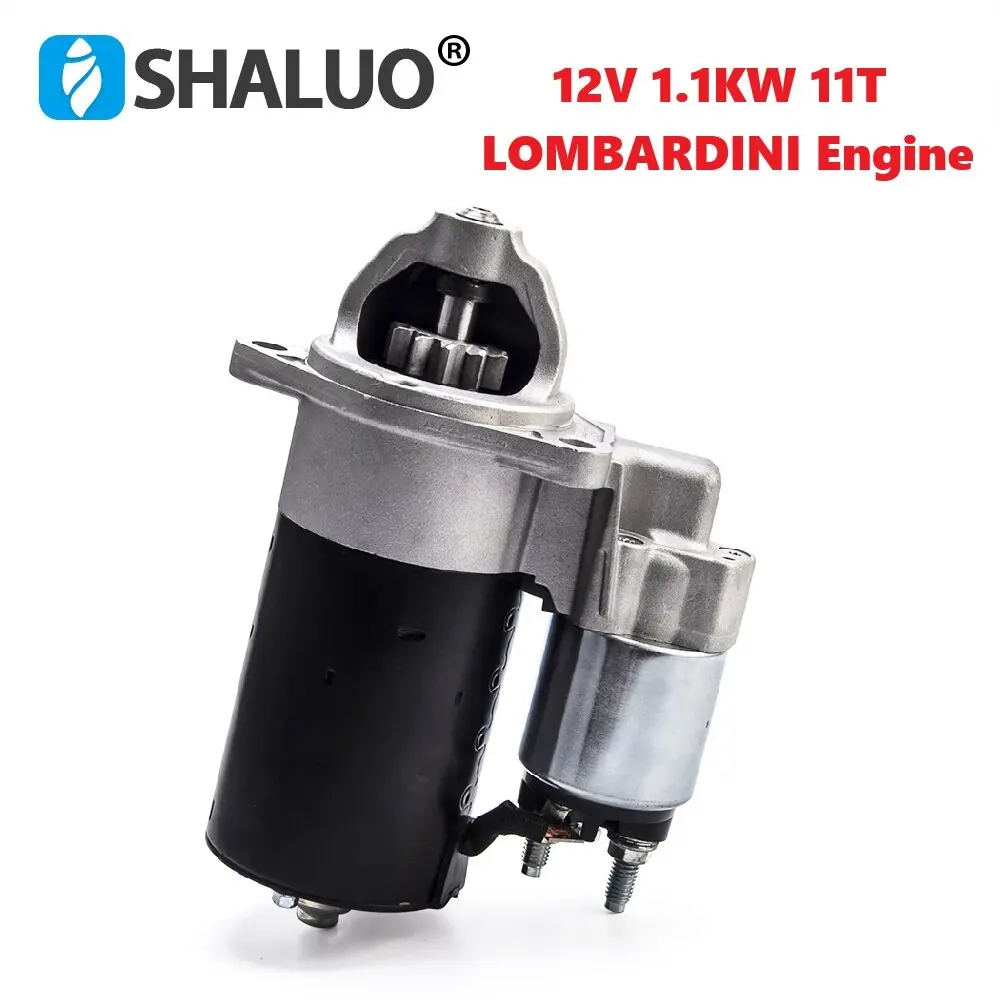 0001107107 Diesel Generator Starter Motor 5840244 12V 1.1KW 11T Teeth Motor Starter For LOMBARDINI Engine Parts